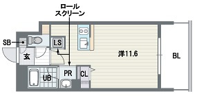 リフェスタ渡辺通 ２０２号室