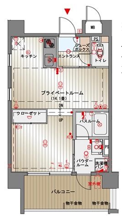 レジデンシャルヒルズ　インペリアルスイート ５０１号室