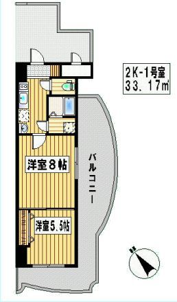 ロイヤル渡辺通 ７０１号室