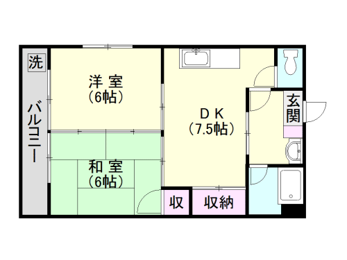 ＳＫコーポ原良 ３０７号室