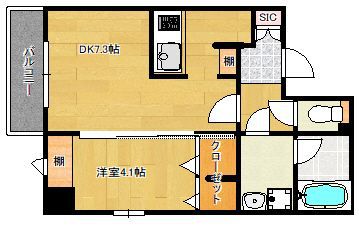 クロシェット薬院 ７０３号室