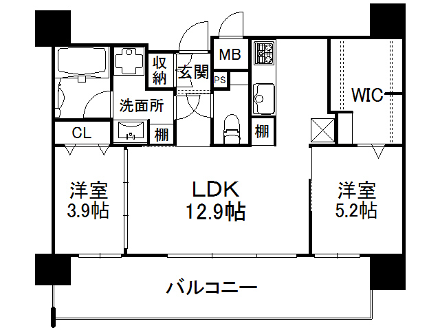 エンクレスト天神ＡＶＡＮＴ １００３号室