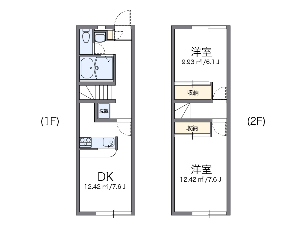 レオパレス朝 １０３号室