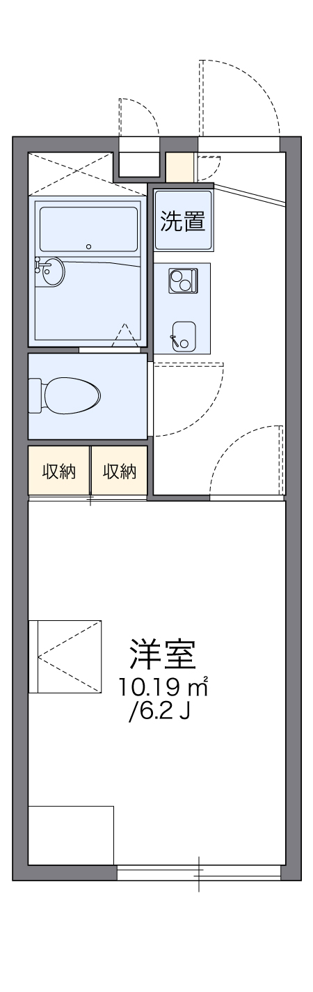 レオパレスプルミエール新屋敷 １０２号室