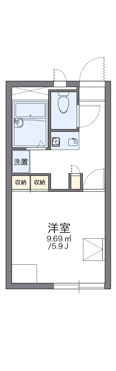 レオパレス新屋敷 １０５号室