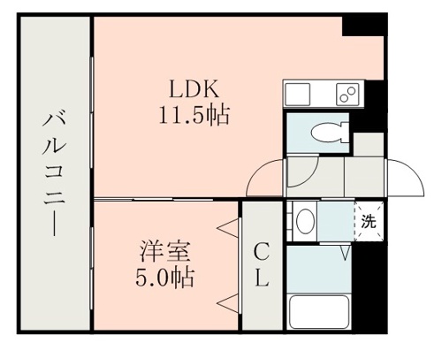 Ｓ－ＦＯＲＴ熊本呉服町 ８０５号室