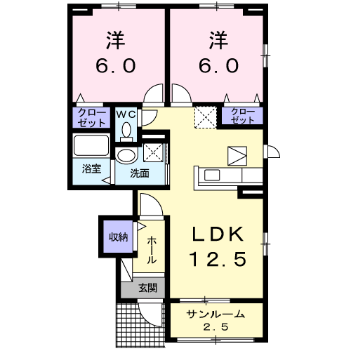 フローラルトラスト　Ａ １０６号室