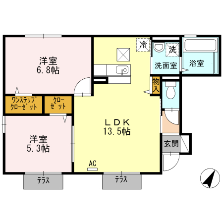 アドミラブール弐番館 １０１号室