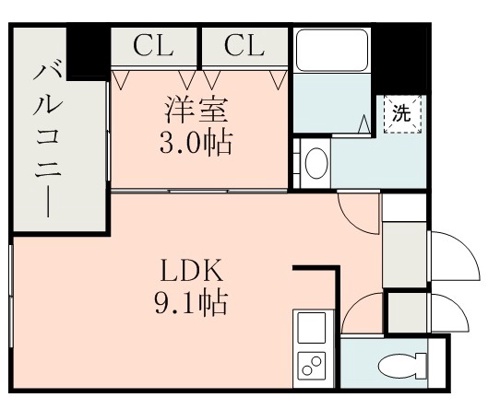 ラ・シック九品寺 ２０１号室