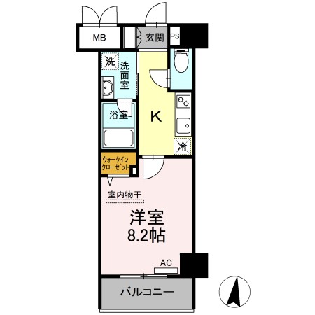 テゾーロ行橋 ６０５号室