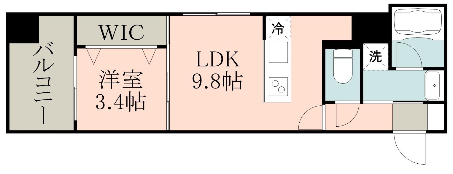 セントラルカーサ天文館 ９０４号室