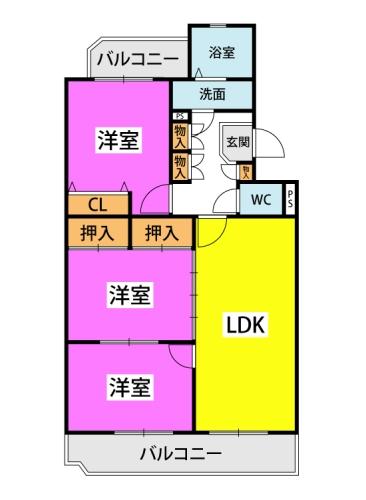 ルミナス城南 ２０３号室