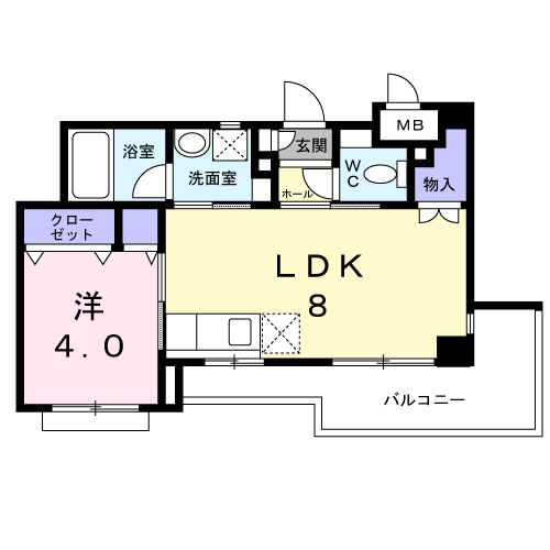 エムステージ藤崎宮 ３０１号室