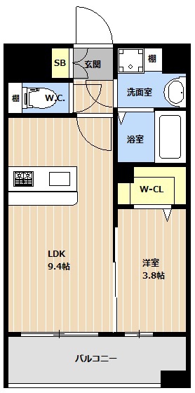 ＫＬ天神南 ２０２号室