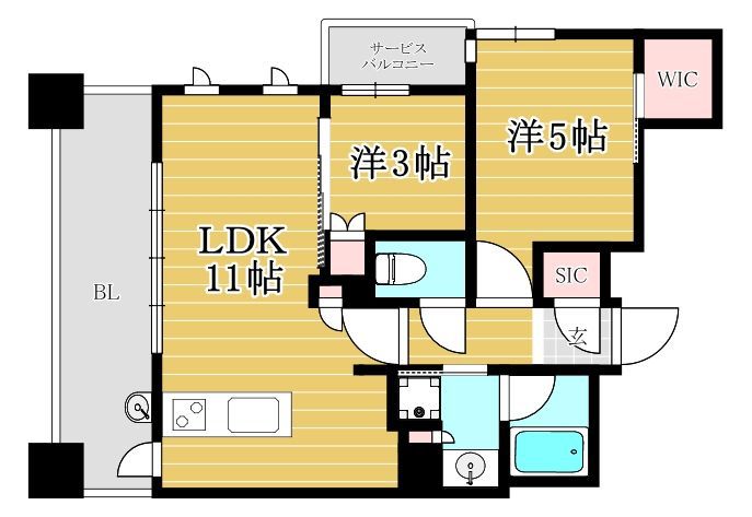 クリオ渡辺通アーバンマークス ２０５号室