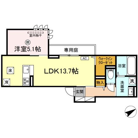 （仮）ＤーＲＯＯＭ南庄６丁目 １０１号室