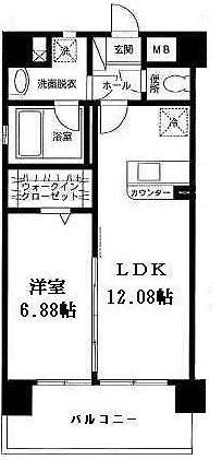 ゲニウス高砂 ８０１号室