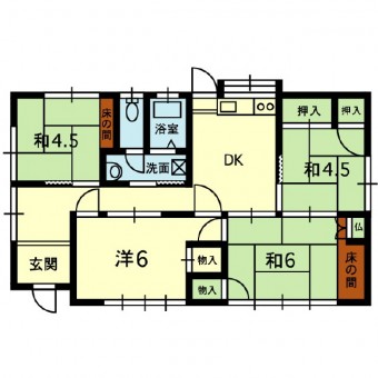 出仲間４丁目河野貸家 １号室