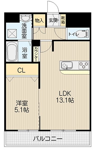 ＧＲＡＮＤＩＡ白川公園 ０８０２号室